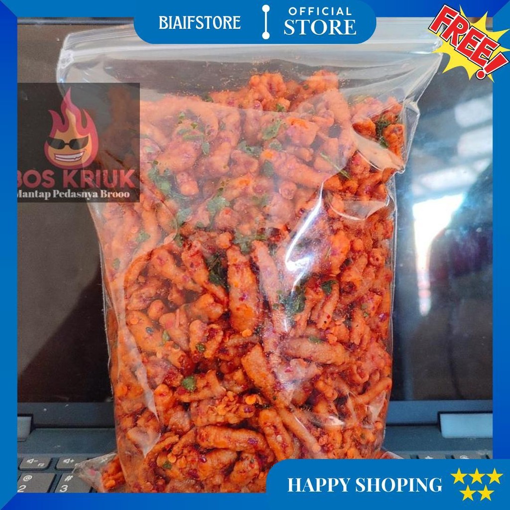 

Usus Krispi / Kripik Usus 500 Gram / 500Gram Usus Crispy Bumbu Pedas Daun Jeruk Mantap D Gratis Ongkir