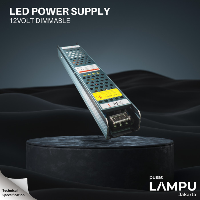 Trafo dimmer led strips 12v 100w 200w