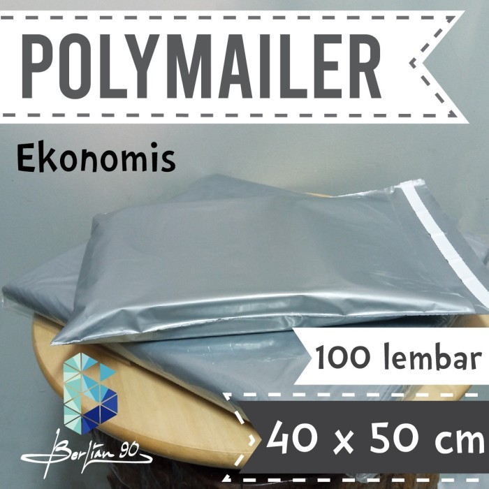 

Plastik Polymailer Ekonomis Abu 40 X 50 / Plastik Packing Online Murah