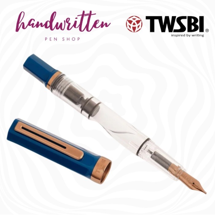 

TERBARU! TWSBI Eco Fountain Pen - Limited Edition Indigo Blue with Bronze