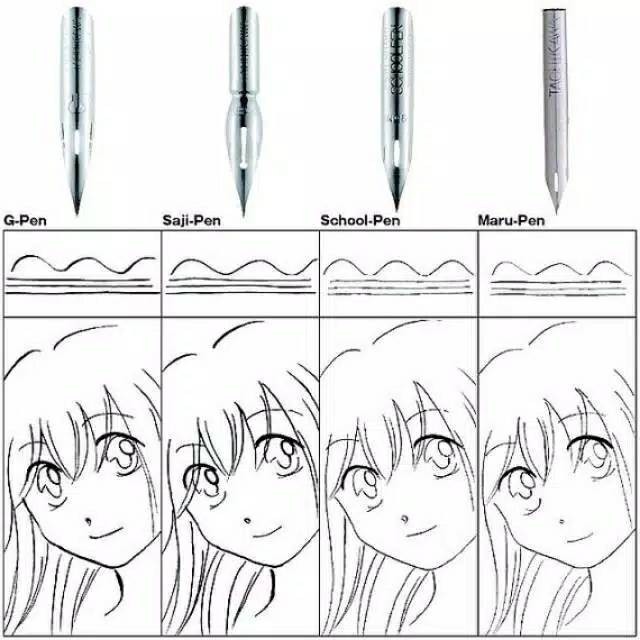 

PROMO! ZIG KURETAKE PEN NIB FOR MANGA G/MARU/SCHOOL-PEN CNPN-01C 3PCS/SET