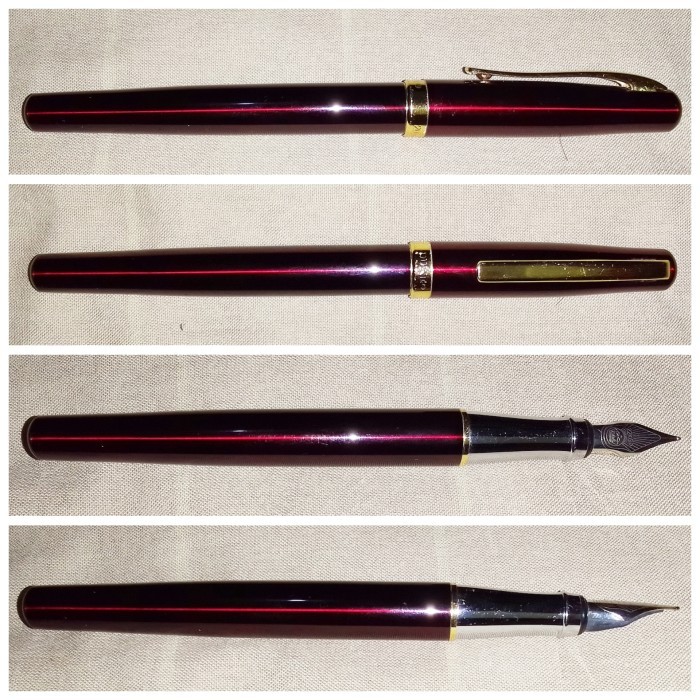 

Duke 209 Fountain Pen Classic Vintage Germany Iridium Nib Gold Plated Pulpen Kaligrafi Langka