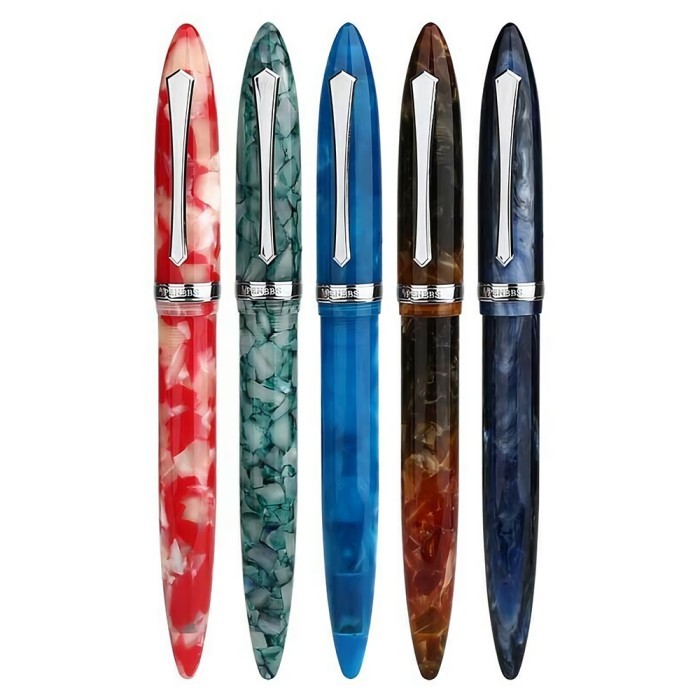 

PROMO! AN Penbbs 480 Acrylic Resin Fountain Pen Fine Nib F 0.5mm