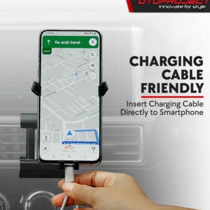 Holder Phone Carbon Otoproject Khusus Daihatsu Ayla