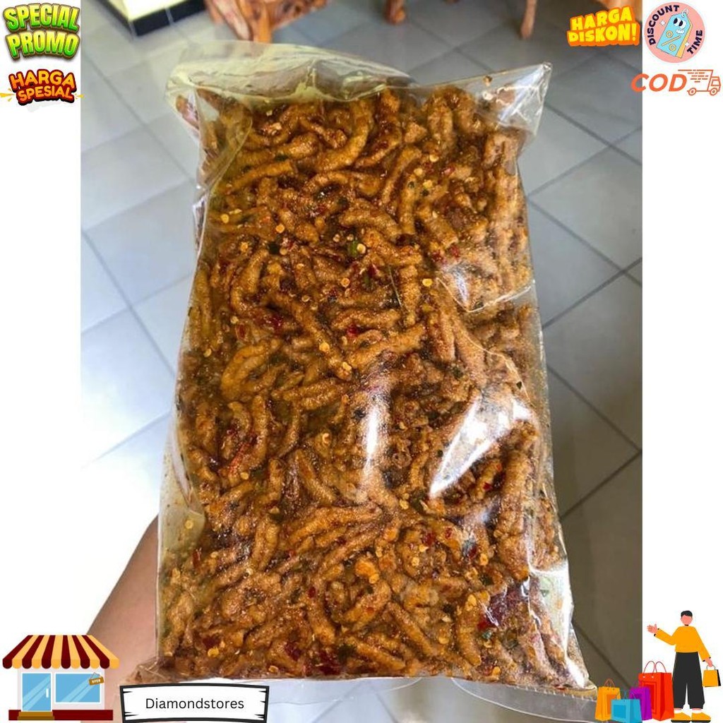

500Gr Keripik Usus Ayam Crispy D Promo 10.10