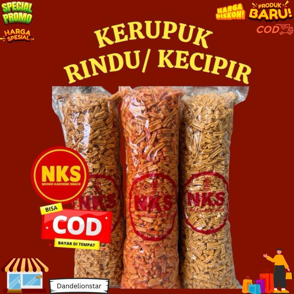 

Kerupuk Rindu / Kecipir 1 Ball 1Kg D Cod