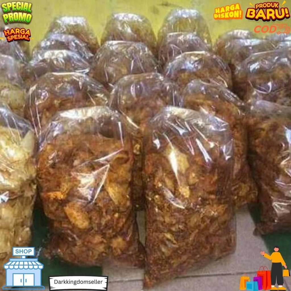 

Kripset (Keripik Setan) Anti Galau Setengah Kiloan D Cod