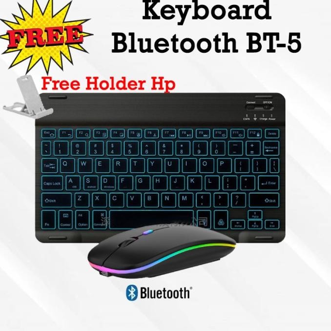 Terlaris Wireless Slim Keyboard 9 inch Bluetooth iPad Tab Android Windows Mac SALE
