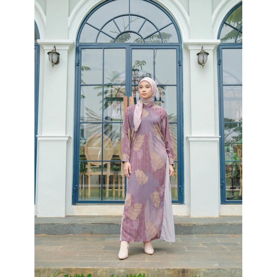 Zm Zaskia Mecca - Ikara Gamis Dress Muslim Wanita - Jelita Indonesia - Edisi Asmat