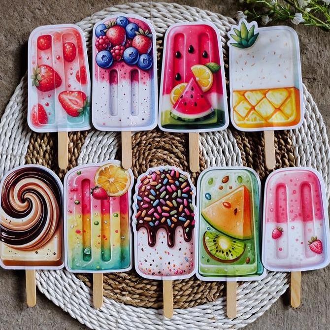 

isi 5 pcs - Amplop Lebaran Ice Cream 2025 Viral Amplop Bentuk Eskrim DEL