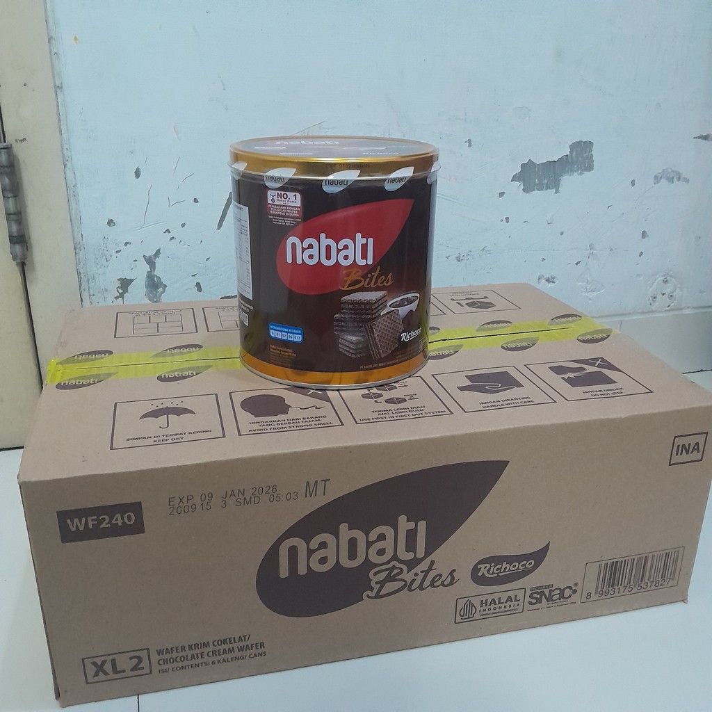 

Nabati bites 240gr 6 kaleng aneka varian