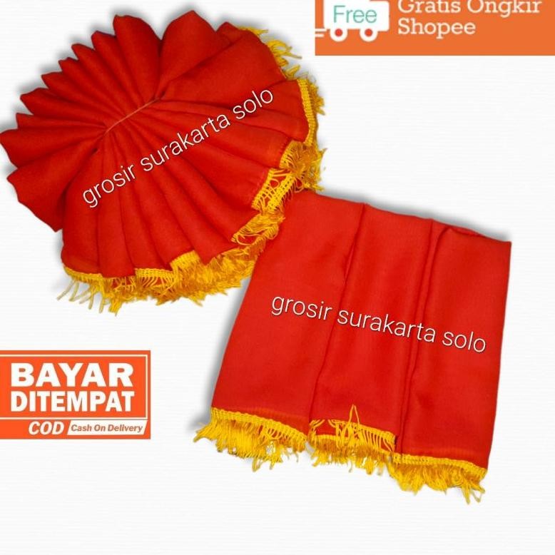 Sampur Gandrung/Selendang Tari Remo Merah