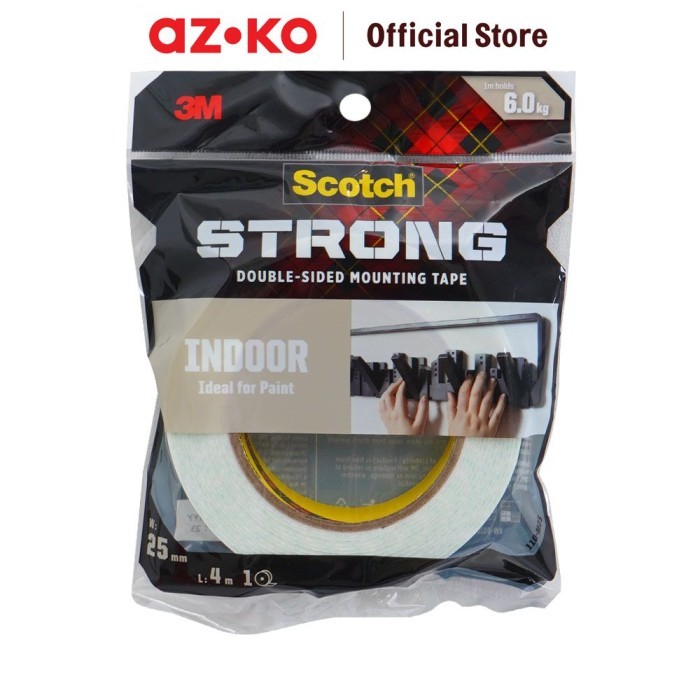 

AZKO Scotch 3m Mounting Tape Interior Strong 25 Mm X 4 Mtr