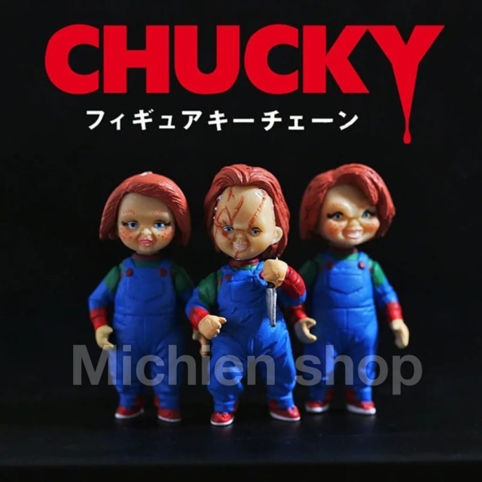 gantungan kunci CHUCKY doll child's play TAKARA TOMY art boneka horor