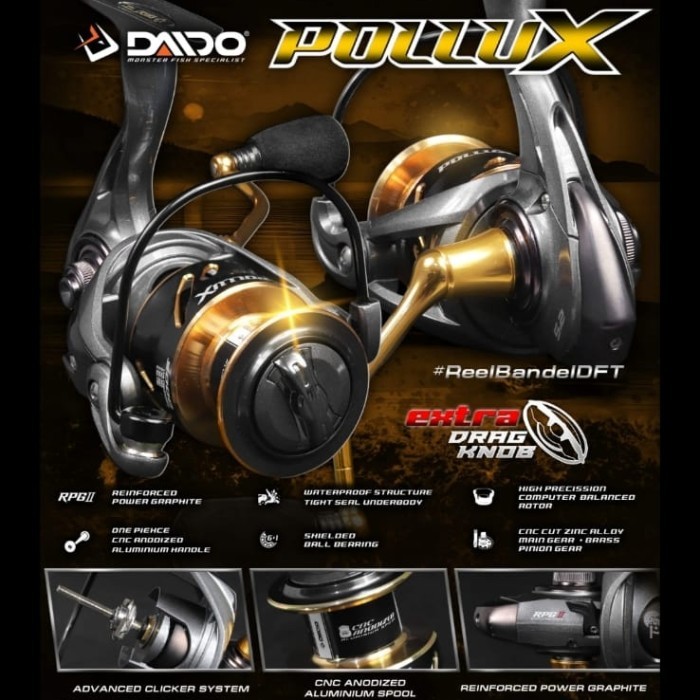 Paling Berkualitas Reel Spinning Daido Pollux
