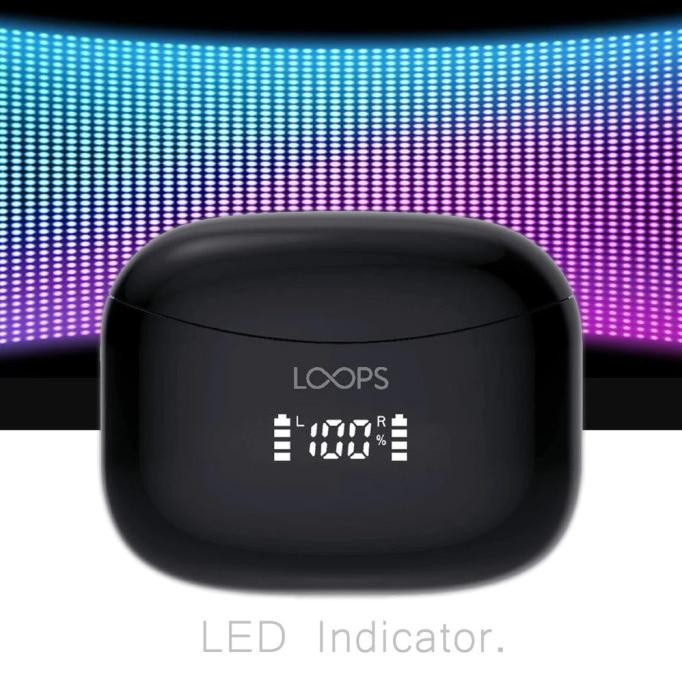 Loops Tws Led X03 True Wireless Earphone Bluetooth 5.1 Terlaris