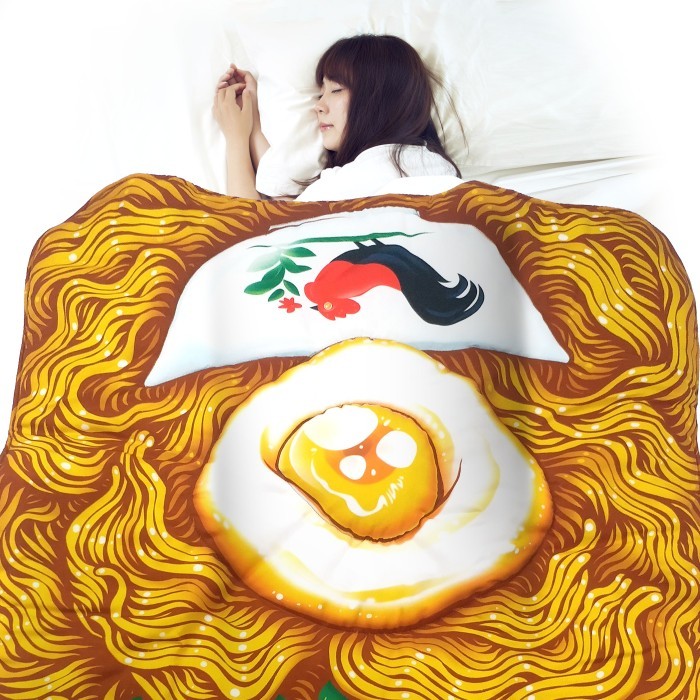 Selimut Dewasa Igor Mie Goreng Instan Telur Mi Telor Telur Ceplok