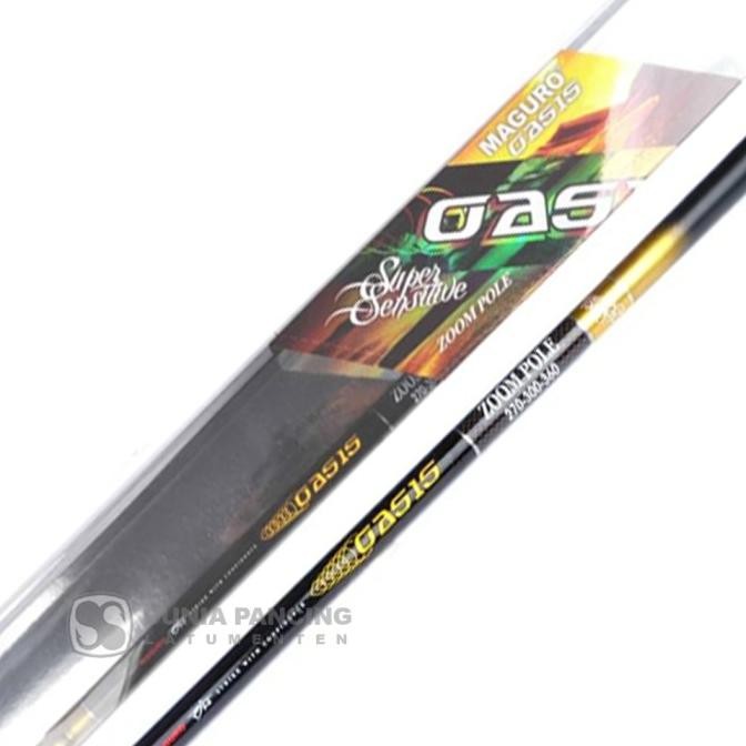 Joran Tegek MAGURO OASIS Carbon Keiryu Zoom Pole Terlaris