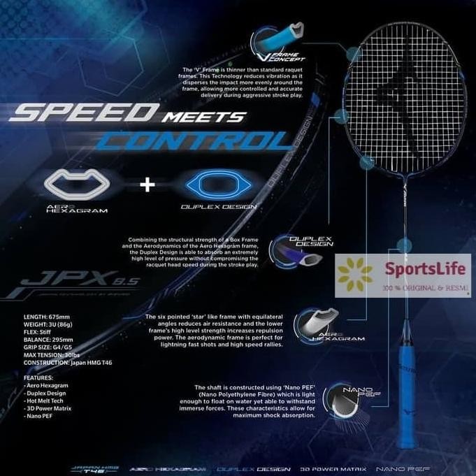 RAKET BADMINTON MIZUNO JPX 8.5 Terlaris