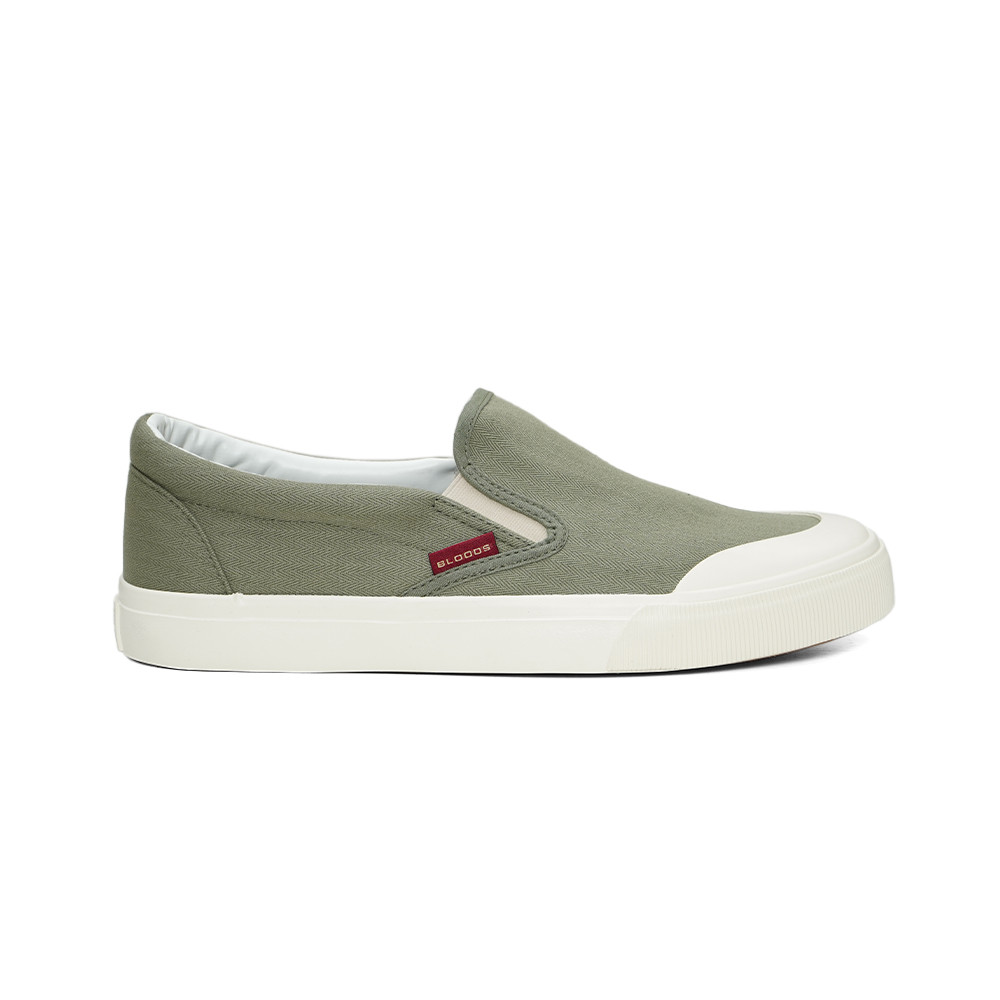 Bloods Shoes Sepatu Sneaker Slip On Keith 03 Olive