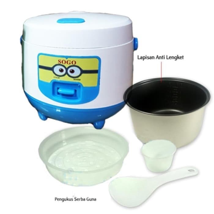 Sogo - Sg108 - Sogo Sg 108 Rice Cooker 1Liter 3In1