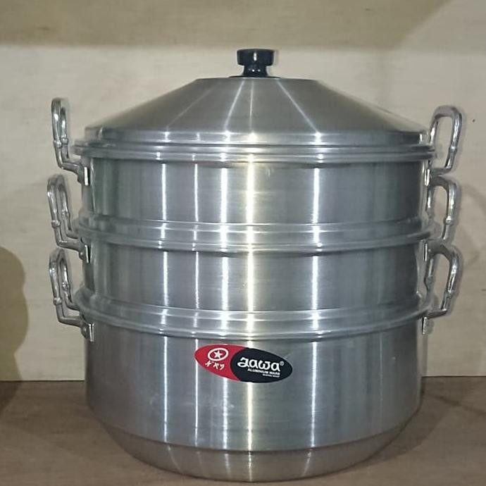 /////] Langseng Steamer Kukus Kue Aluminium 36 Cm Maspion