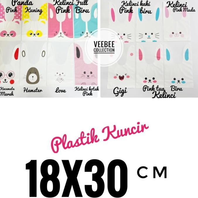 

populer] Plastik Snack kuncir 18x30cm 10pc/ plastik telinga ulang tahun