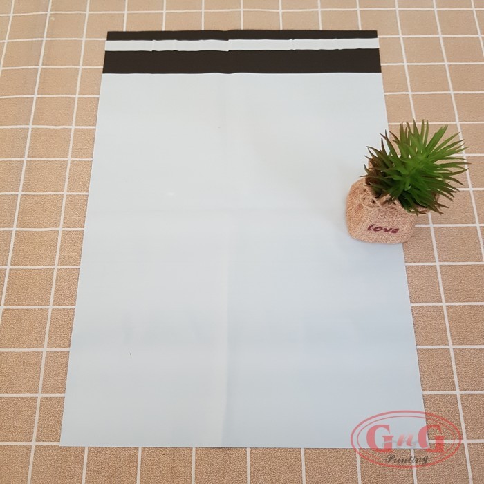 

Plastik Polymailer 25X35 Putih Susu Custom Print, Packing Amplop Terlaris