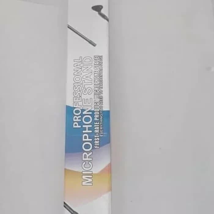 Stand Microphone + Mic Holder / Stand Mic Lantai Tripod Condenser