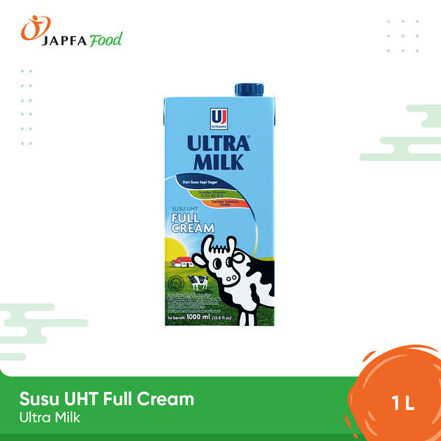 

Ultra Milk Susu UHT Full Cream 1L 100% Susu Sapi Segar