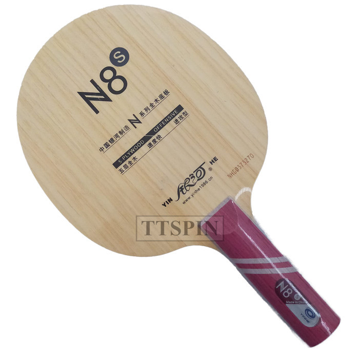 Yinhe N8S - Kayu Pingpong Blade 5Ply Bet Off Bat Offensive N8-S N-8S