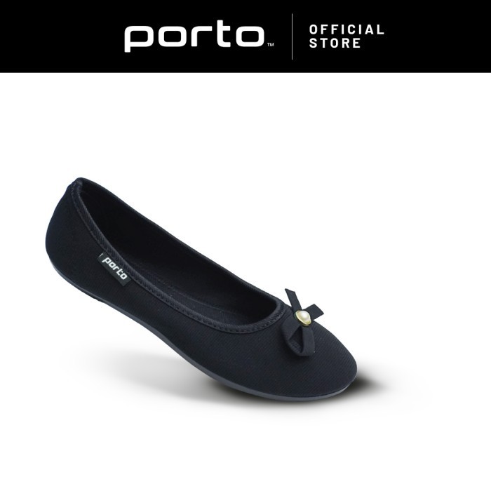 Sepatu Wanita Flat Shoes Balet Kain Empuk Porto Original-Ba201