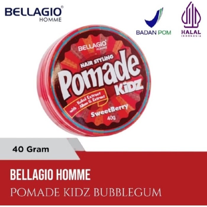 /////] POMADE KIDZ BELLAGIO 40G / POMADE ANAK LAKI LAKI / MINYAK RAMBUT ANAK / BELLAGIO POMADE ANAK