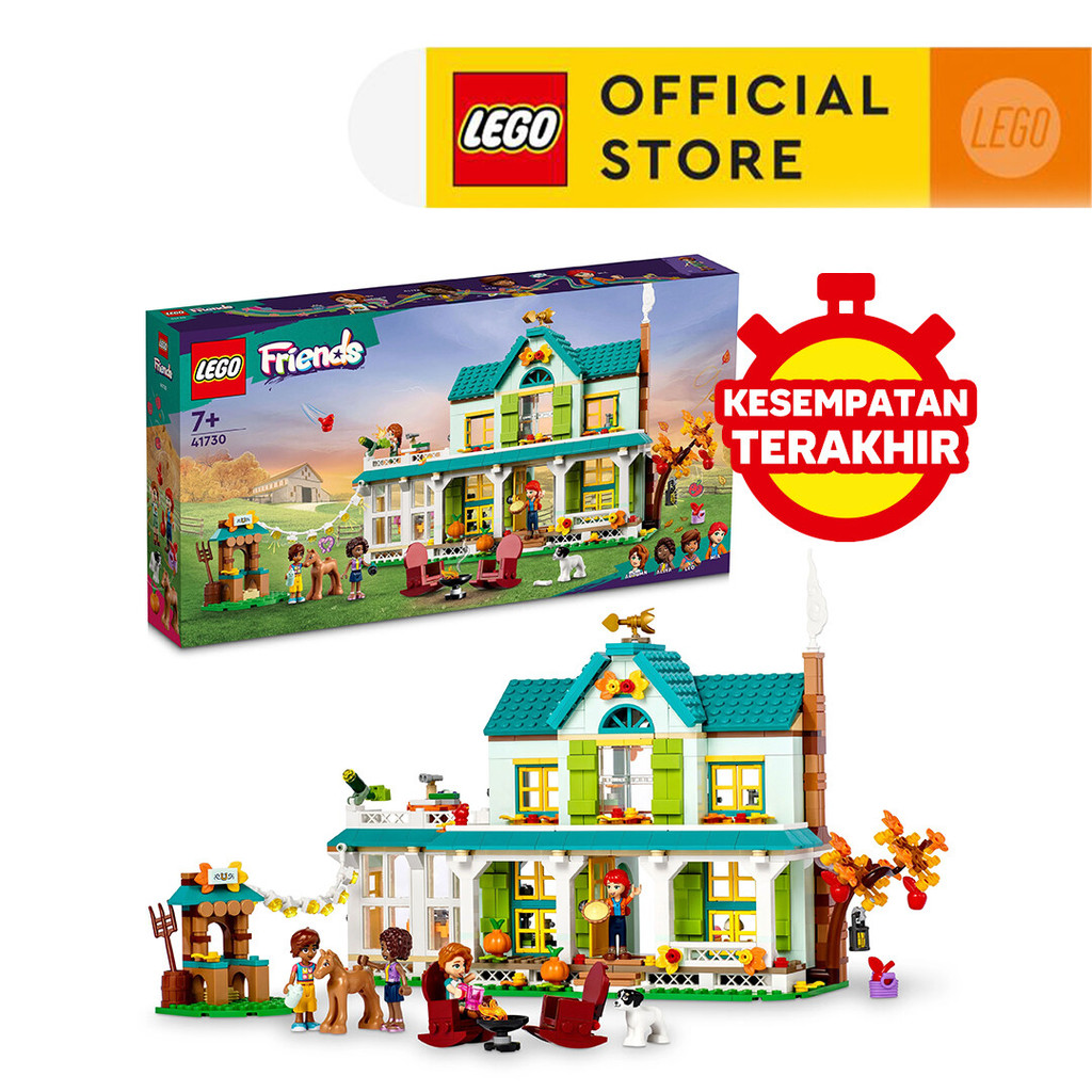 LEGO Friends 41730 Autumn’s House Building Toy Set (853 Pieces) Mainan Balok (7 Tahun+)