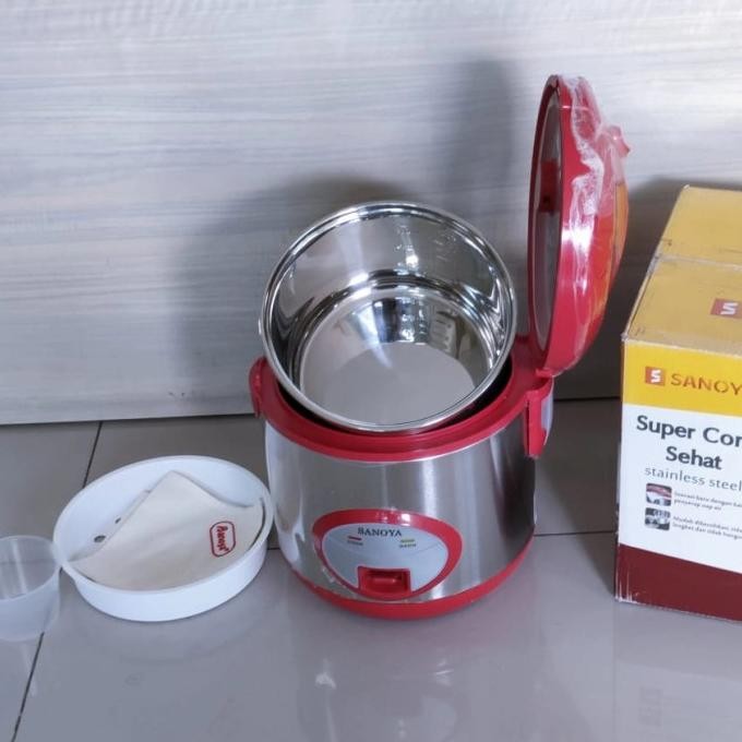Rice Cooker Sanoya 1 Liter | Super Com Sanoya Stainless Pot