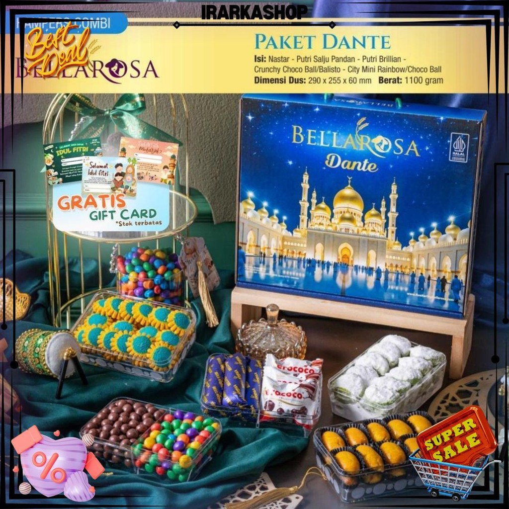 

Kue Kering Snack Lebaran Idul Fitri Paket Dante Series Bellarosa Dibuat Tahun 2025 D Cod