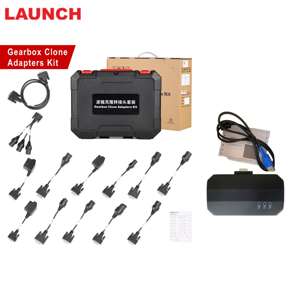 EL_SHANUMJE Launch X431 X-PROG3 Gearbox Clone Adaplers Kit with GIII X-Prog 3 X-PROG3 PC Adaptor Ove