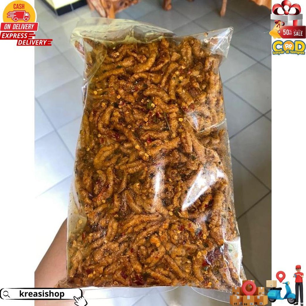 

500Gr Keripik Usus Ayam Crispy D Promo 3.3