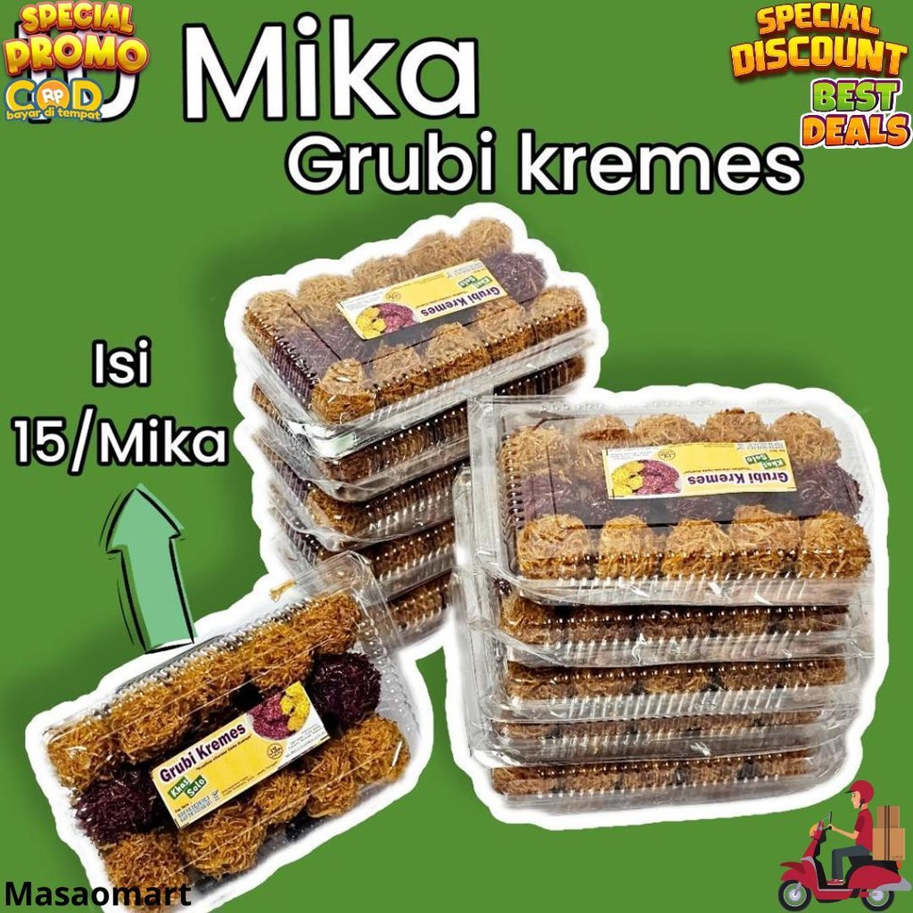 

[ Paket 10 Mika ] Grubi Kremes Isi 15 Ramadhan Sale