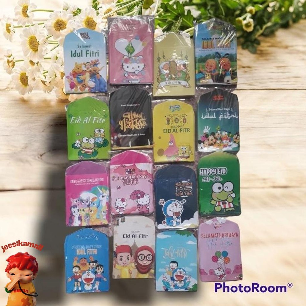 

20 Pack Isi 200 Amplop Lebaran Uk Madium Murah