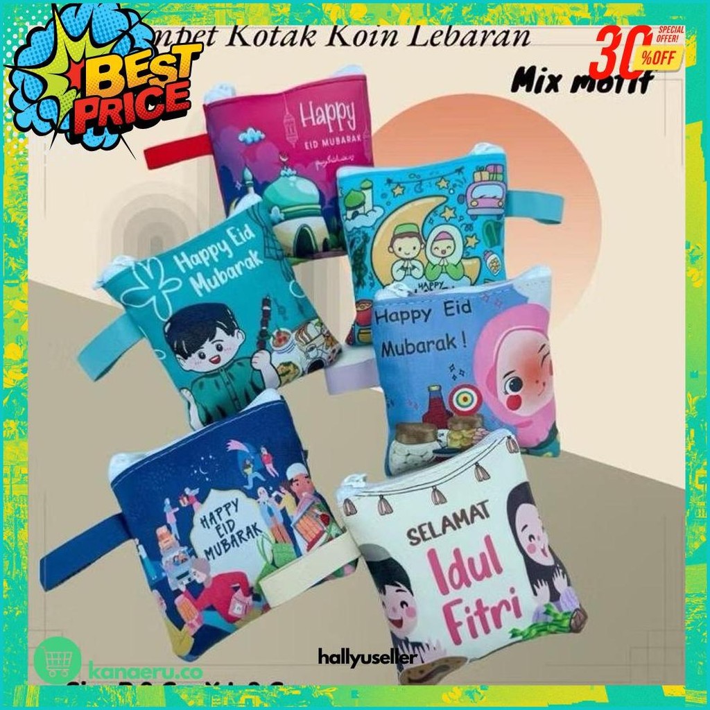 

( Dpt 12 Pcs ) Amplop Lebaran Angpao Lebaran Dompet Kotak Koin Lebaran Kilat