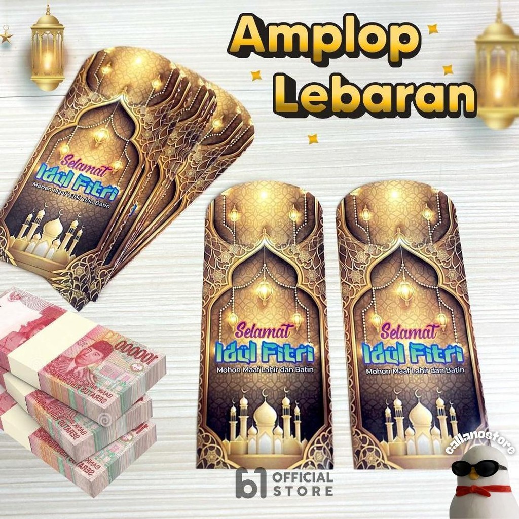 

Amplop Thr Ramadhan 2025 Isi 100 Lembar Angpou Lebaran Idul Fitri - Amplop Thr Motif Masjid Kilat
