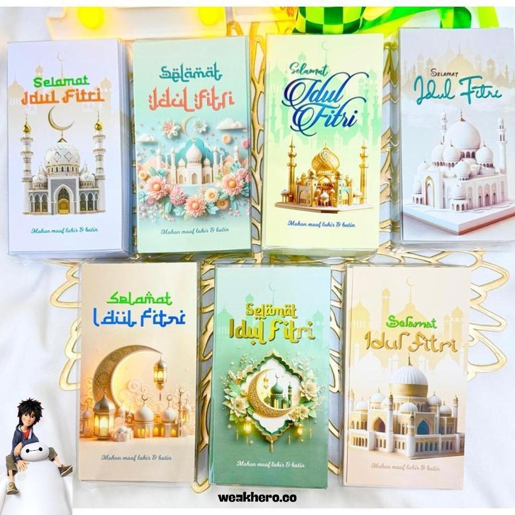 

Amplop Panjang Lebaran Isi 50 Lembar Idul Fitri Islami Eid Mubarak Diskon