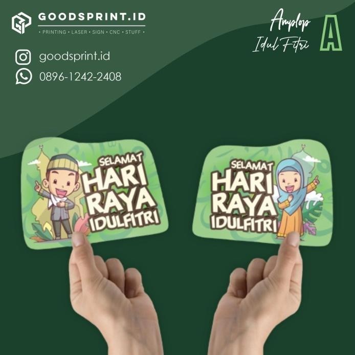 

New! terbaru amplop lebaran ramadhan bentuk lucu 3D angpao kartu idul fitri unik - LBB22-A Lebaran