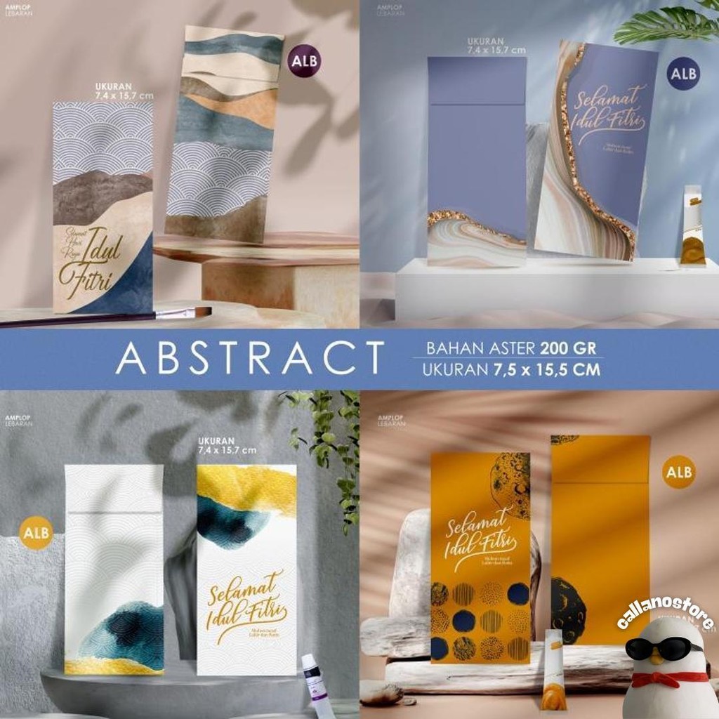 

Amplop Lebaran Besar (Uang Tanpa Dilipat) Motif Abstrak | Bahan Tebal 200Gr | Angpao Lebaran Kilat