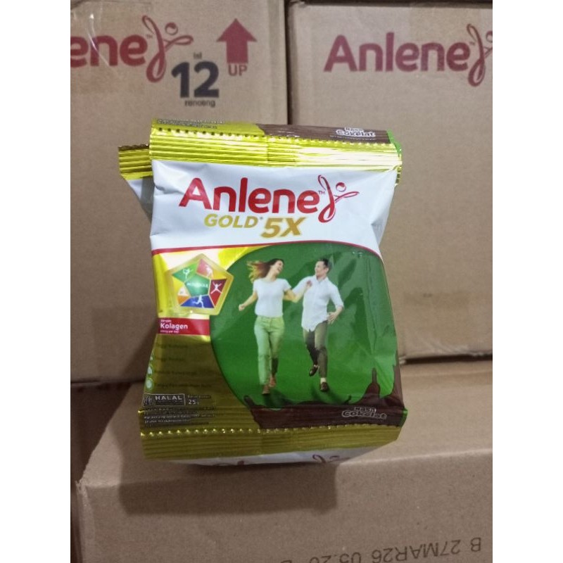 

HARGA MURAH EXP AMAN ANLENE GOLD COKLAT 5X kemasan SACHET SUSU BUBUK TINGGI KALSIUM UNTUK TULANG, SENDI, OTOT, KOLESTEROL DAN JANTUNG MURAH