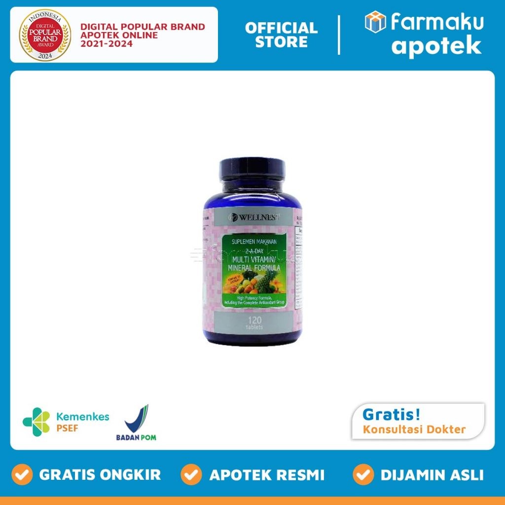 WELLNESS Multivitamin/Mineral 120S - ASB