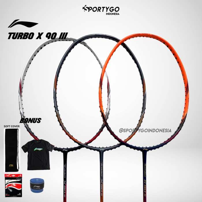 Raket Lining TURBO X 90 III Badminton Original