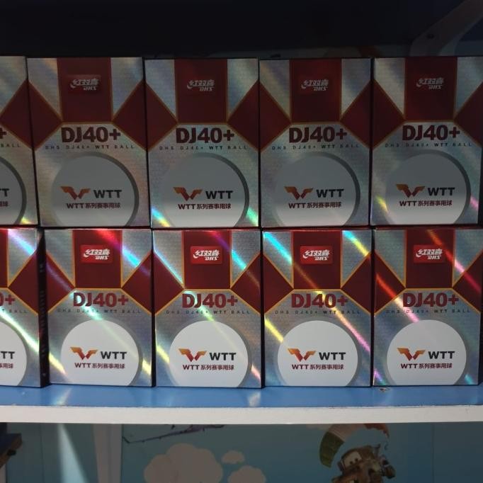 Bola Tenis Meja 3 Bintang Dhs Wtt Baru Original 100 Persen