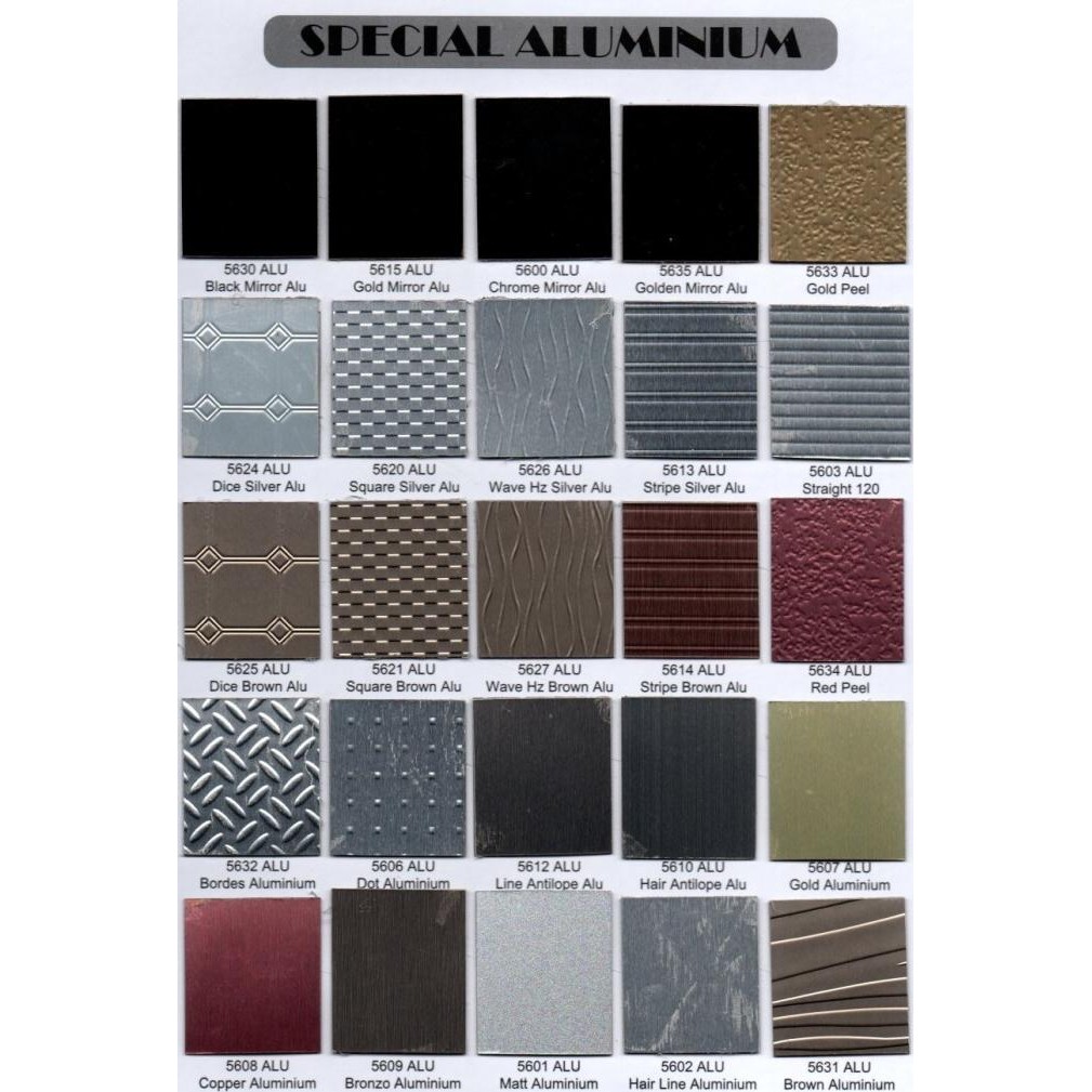 HPL ALUMUNIUM FURNITURE MIRROR SPECIAL WINSTON GLOSSY TEXTUREPREMIUM